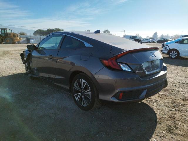 2HGFC3B71JH353178 - 2018 HONDA CIVIC EXL 灰色 照片 2