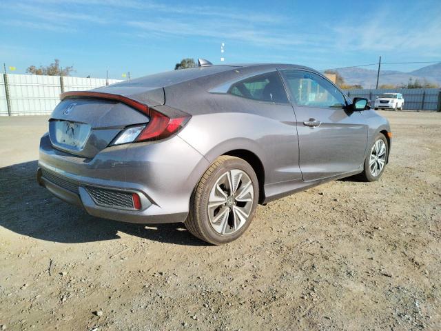 2HGFC3B71JH353178 - 2018 HONDA CIVIC EXL 灰色 照片 3