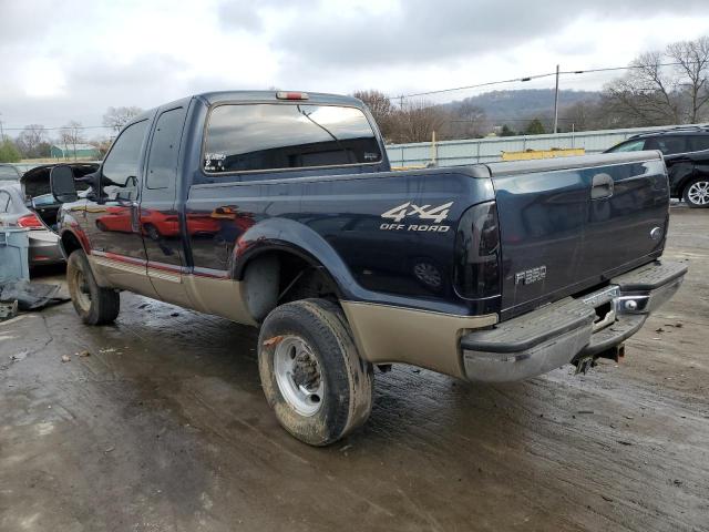 1FTSX31F3YED66302 - 2000 FORD F350 SRW S BLUE photo 2