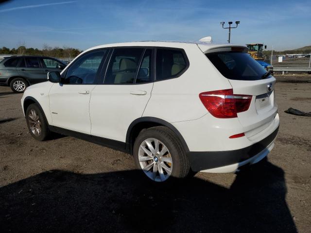 5UXWX9C52D0A18976 - 2013 BMW X3 XDRIVE2 WHITE photo 2