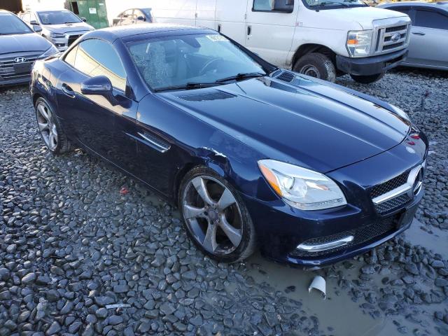 WDDPK5HA0CF015396 - 2012 MERCEDES-BENZ SLK 350 BLUE photo 4