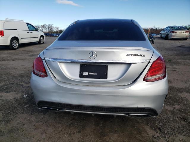 55SWF6EB1GU111379 - 2016 MERCEDES-BENZ C 450 4MAT SILVER photo 6