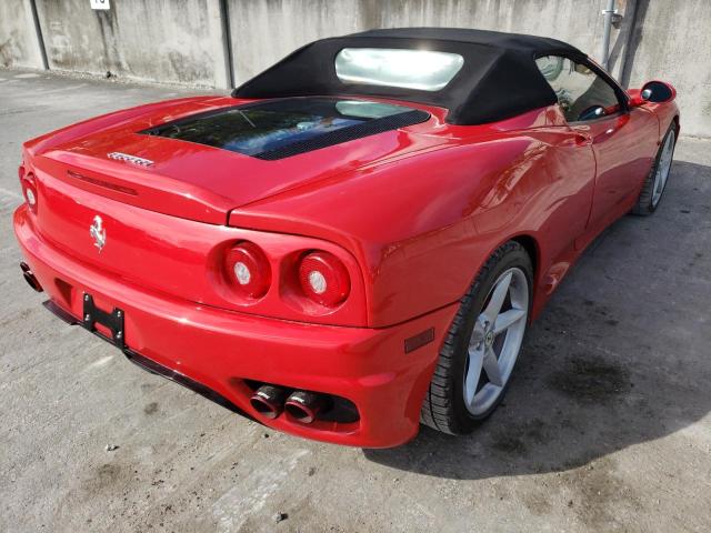 ZFFYT53AX10126395 - 2001 FERRARI 360 SPIDER RED photo 4