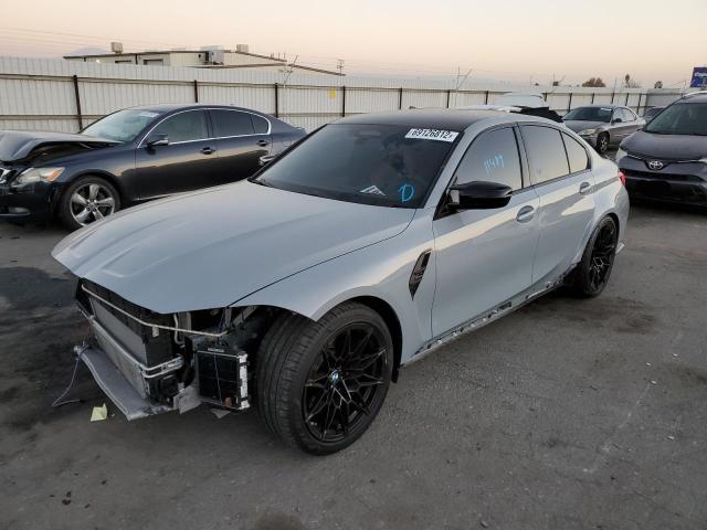 WBS33AY02NFL74430 - 2022 BMW M3 COMPETI GRAY photo 1
