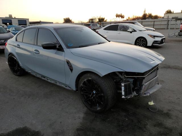 WBS33AY02NFL74430 - 2022 BMW M3 COMPETI GRAY photo 4