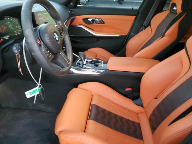 WBS33AY02NFL74430 - 2022 BMW M3 COMPETI GRAY photo 7