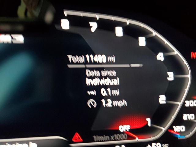 WBS33AY02NFL74430 - 2022 BMW M3 COMPETI GRAY photo 9