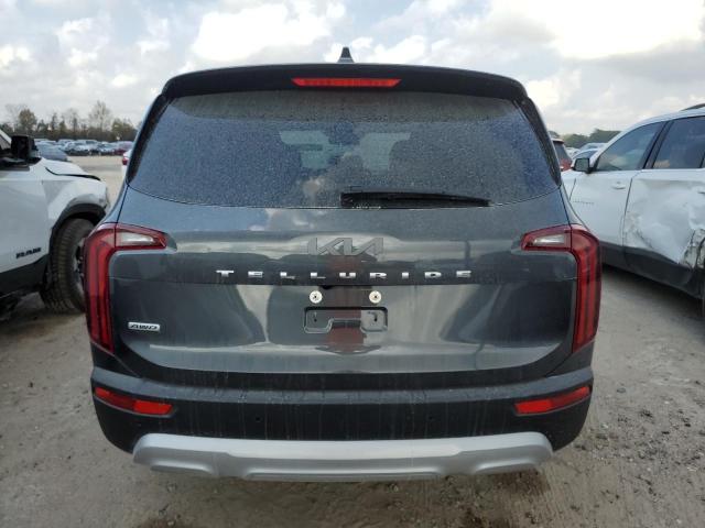 5XYP2DHC6NG236250 - 2022 KIA TELLURIDE BLACK photo 6