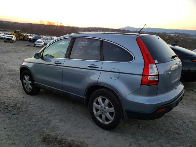 5J6RE38748L007372 - 2008 HONDA CR-V EXL BLUE photo 2