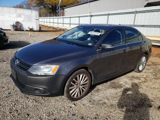 3VWLP7AJ0CM409560 - 2012 VOLKSWAGEN JETTA SEL GRAY photo 1