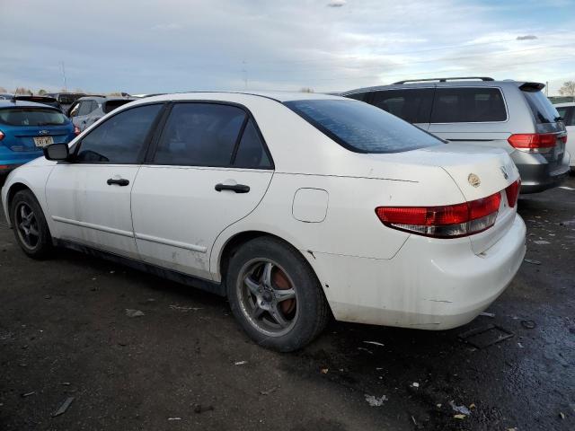 1HGCM56183A129389 - 2003 HONDA ACCORD DX WHITE photo 2