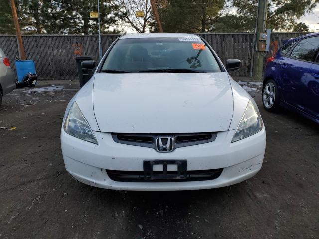 1HGCM56183A129389 - 2003 HONDA ACCORD DX WHITE photo 5