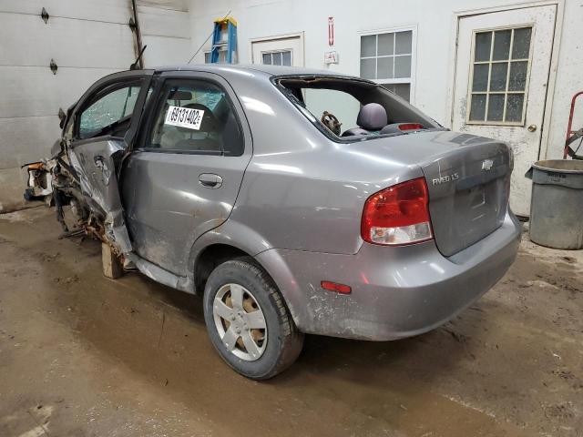 KL1TD56656B529006 - 2006 CHEVROLET AVEO BASE BLUE photo 2