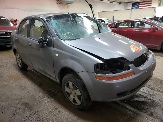 KL1TD56656B529006 - 2006 CHEVROLET AVEO BASE BLUE photo 4