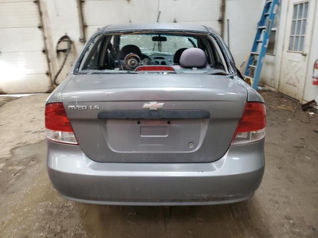 KL1TD56656B529006 - 2006 CHEVROLET AVEO BASE BLUE photo 6