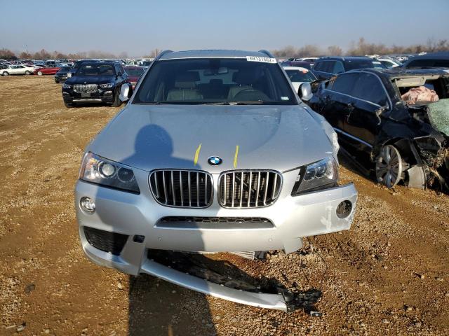 5UXWX7C53DL980302 - 2013 BMW X3 XDRIVE3 SILVER photo 5