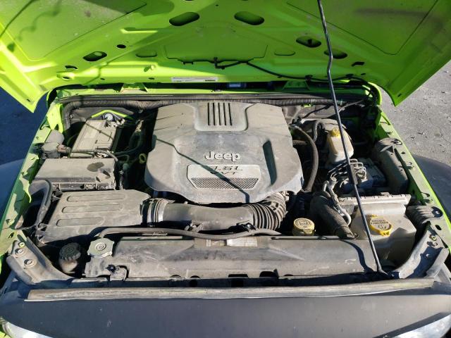 1C4AJWAG7CL256476 - 2012 JEEP WRANGLER S GREEN photo 11