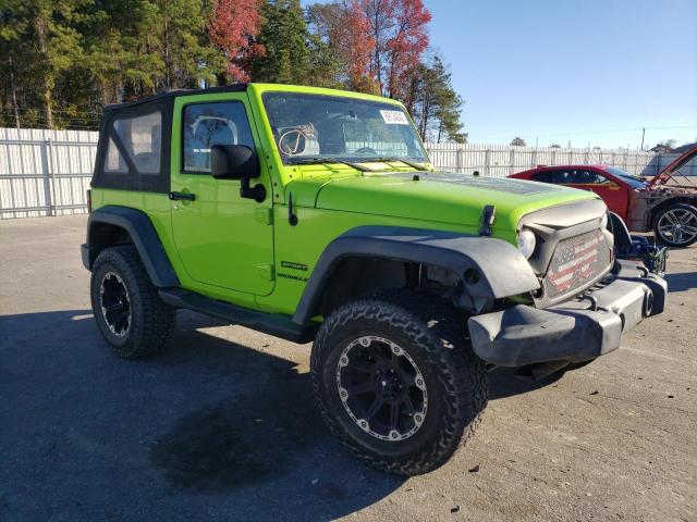 1C4AJWAG7CL256476 - 2012 JEEP WRANGLER S GREEN photo 4