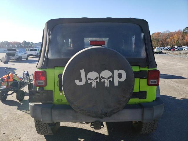 1C4AJWAG7CL256476 - 2012 JEEP WRANGLER S GREEN photo 6