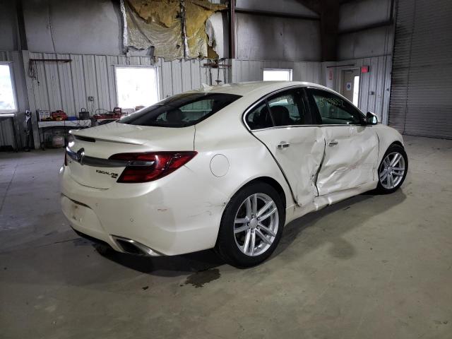 2G4GU5GX3E9230949 - 2014 BUICK REGAL GS WHITE photo 3