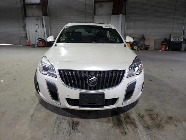 2G4GU5GX3E9230949 - 2014 BUICK REGAL GS WHITE photo 5