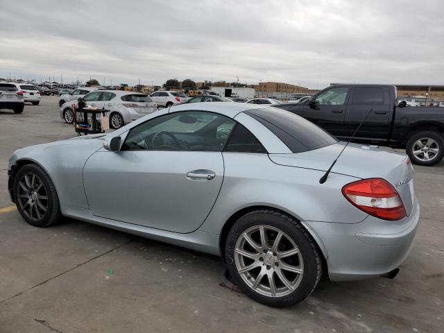 WDBWK54F86F108631 - 2006 MERCEDES-BENZ SLK 280 BLUE photo 2