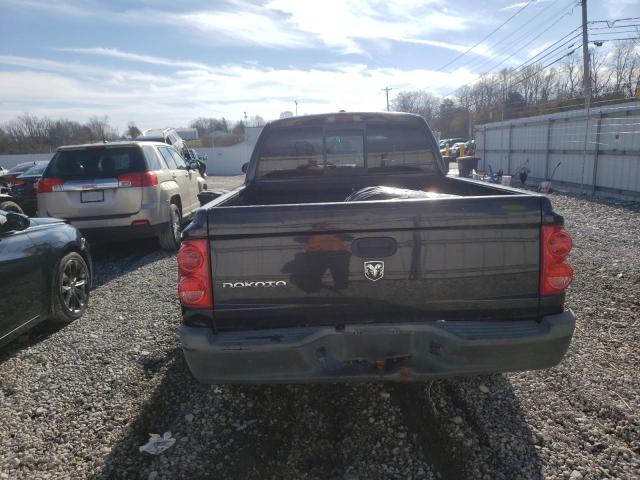 1D7HE28K77S108058 - 2007 DODGE DAKOTA QUA BLACK photo 6