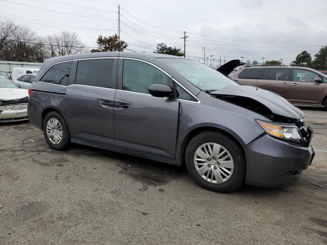 5FNRL5H2XFB074893 - 2015 HONDA ODYSSEY LX GRAY photo 4