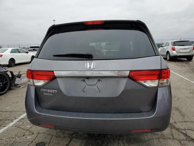 5FNRL5H2XFB074893 - 2015 HONDA ODYSSEY LX GRAY photo 6