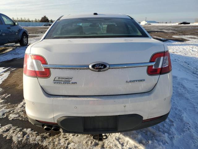 1FAHP2FW9CG135128 - 2012 FORD TAURUS LIM WHITE photo 6