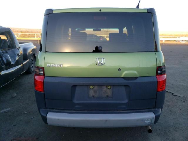 5J6YH18336L014363 - 2006 HONDA ELEMENT LX GREEN photo 6