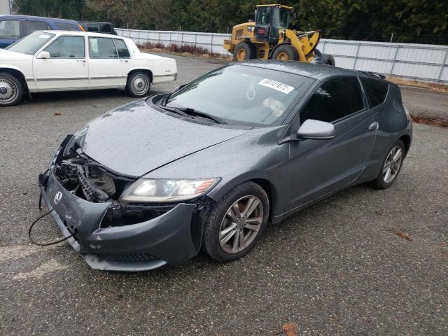 JHMZF1D47DS001146 - 2013 HONDA CR-Z GRAY photo 1