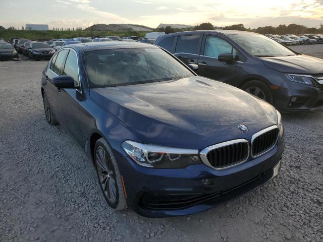 WBAJA9C58KB393506 - 2019 BMW 530E BLUE photo 4