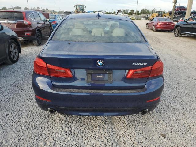 WBAJA9C58KB393506 - 2019 BMW 530E BLUE photo 6