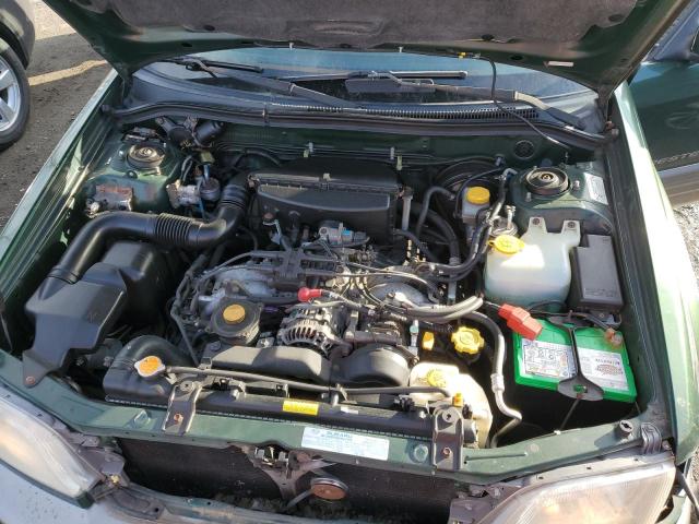 JF1SF65562H716930 - 2002 SUBARU FORESTER S GREEN photo 11