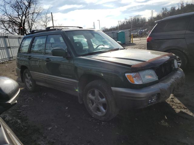 JF1SF65562H716930 - 2002 SUBARU FORESTER S GREEN photo 4