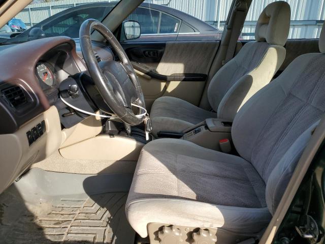 JF1SF65562H716930 - 2002 SUBARU FORESTER S GREEN photo 7