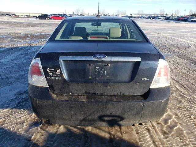 3FAHP08Z18R121851 - 2008 FORD FUSION SEL BLACK photo 6