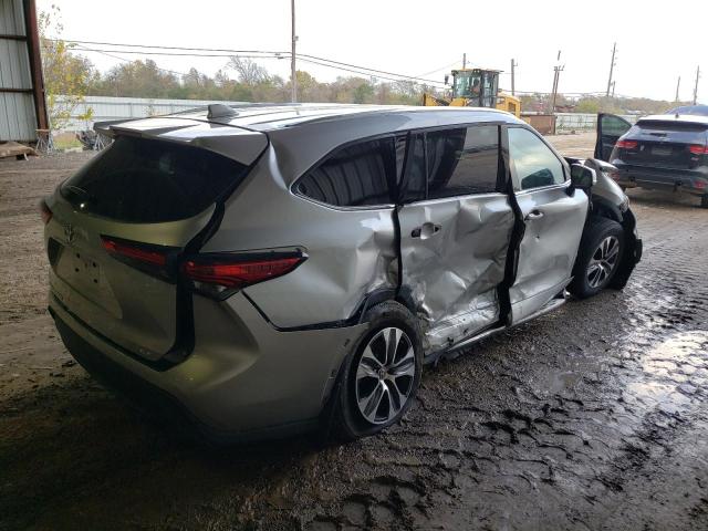 5TDGZRAH8MS530670 - 2021 TOYOTA HIGHLANDER ვერცხლისფერი ფოტო 3