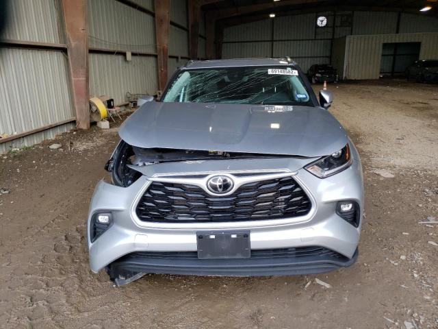 5TDGZRAH8MS530670 - 2021 TOYOTA HIGHLANDER ვერცხლისფერი ფოტო 5