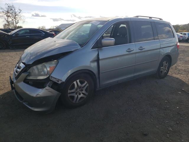 5FNRL386X5B099878 - 2005 HONDA ODYSSEY EX GRAY photo 1