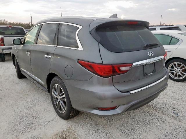 5N1DL0MN6KC523678 - 2019 INFINITI QX60 LUXE BLUE photo 3