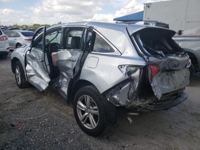 5J8TB3H37FL006359 - 2015 ACURA RDX SILVER photo 2