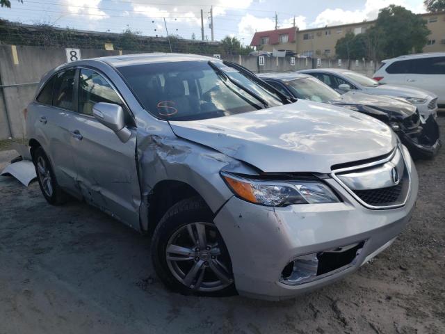 5J8TB3H37FL006359 - 2015 ACURA RDX SILVER photo 4