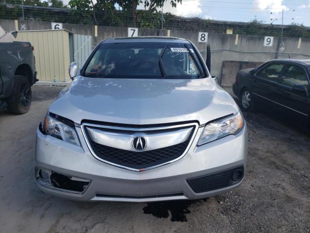 5J8TB3H37FL006359 - 2015 ACURA RDX SILVER photo 5