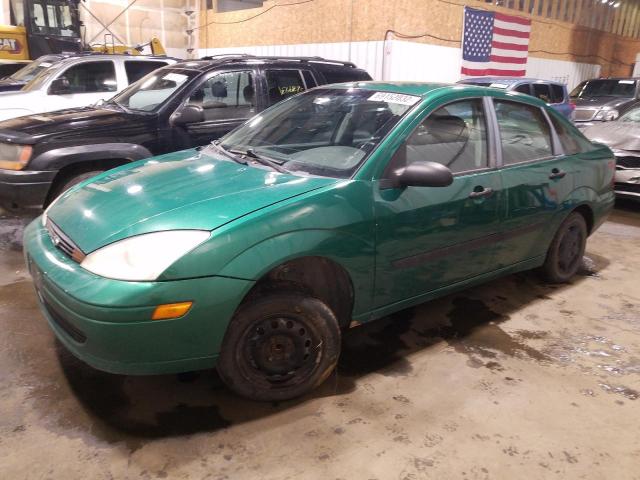 1FAFP33P02W141009 - 2002 FORD FOCUS LX GREEN photo 1