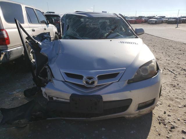 JM1BK143271729800 - 2007 MAZDA 3 HATCHBAC SILVER photo 5