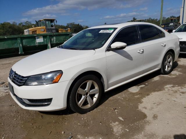 1VWBN7A39CC092463 - 2012 VOLKSWAGEN PASSAT SE WHITE photo 1