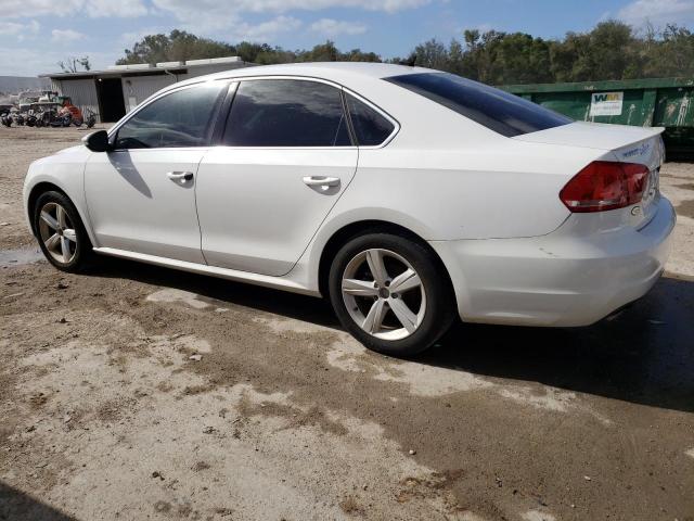 1VWBN7A39CC092463 - 2012 VOLKSWAGEN PASSAT SE WHITE photo 2