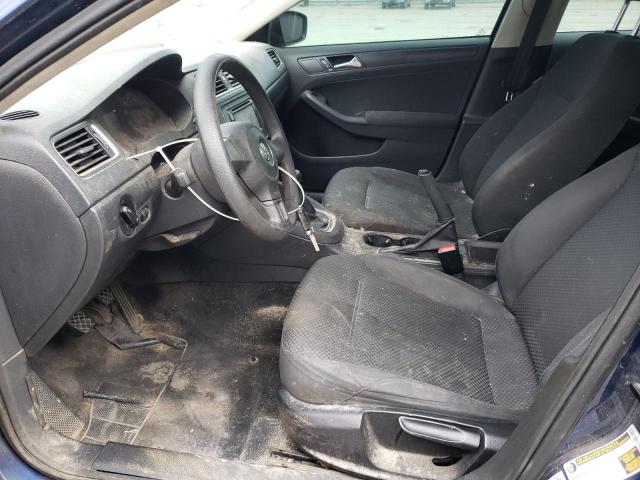 3VW1K7AJ0BM335075 - 2011 VOLKSWAGEN JETTA BASE 蓝色 照片 7